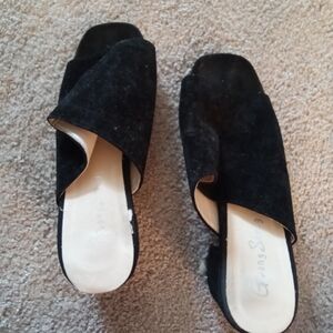 Elegant Black Women's Slide Sandals